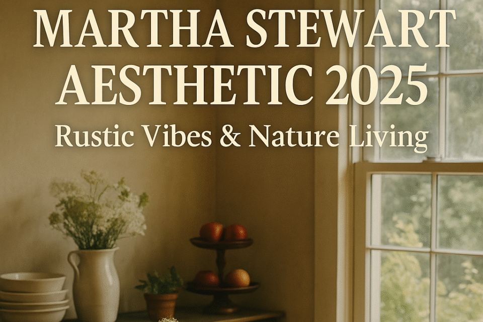 The Rise of Martha Stewart Aesthetic in 2025