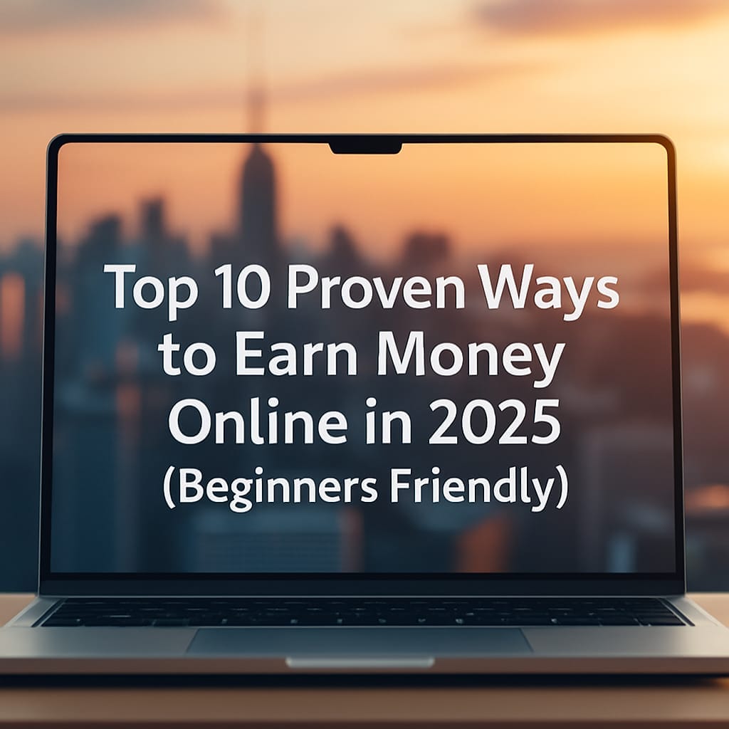 Top 10 Proven Ways to Earn Money Online in 2025 (Beginners Friendly)