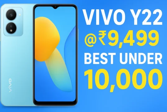 Vivo Y22 Review (₹9,499) – Specs, Camera, Battery & Verdict
