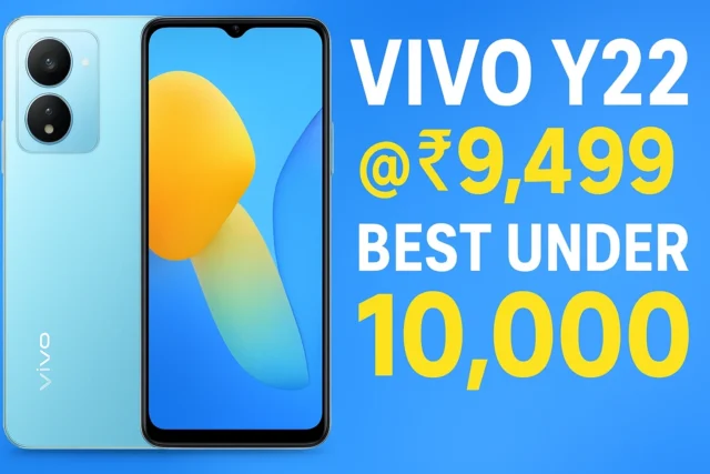 Vivo Y22 Review (₹9,499) – Specs, Camera, Battery & Verdict
