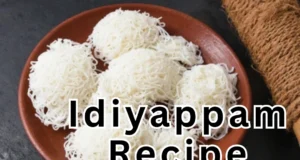 Soft and fluffy homemade Idiyappam served with coconut milk
