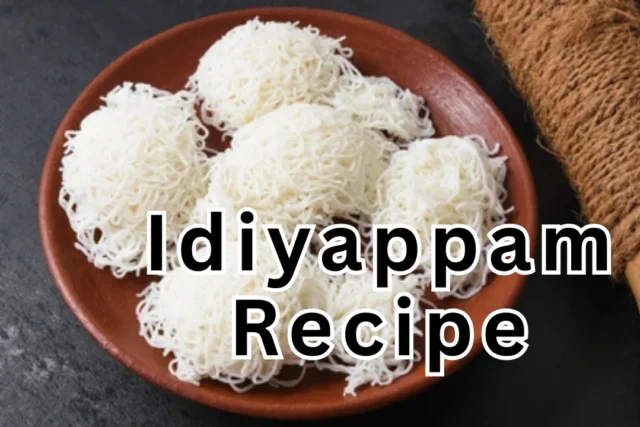 Soft and fluffy homemade Idiyappam served with coconut milk