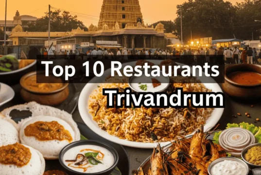 തിരുവനന്തപുരം | Top 10 Best Restaurants in Trivandrum
