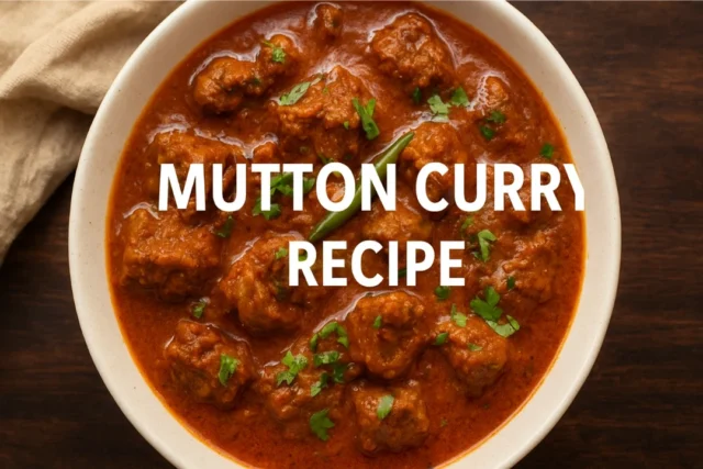 Mutton Curry Recipe – How to Cook a Delicious and Authentic Mutton Curry