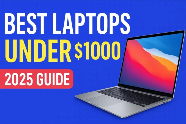 Top 7 Best Laptops Under $1000 in 2025 – Powerful & Budget-Friendly Choices